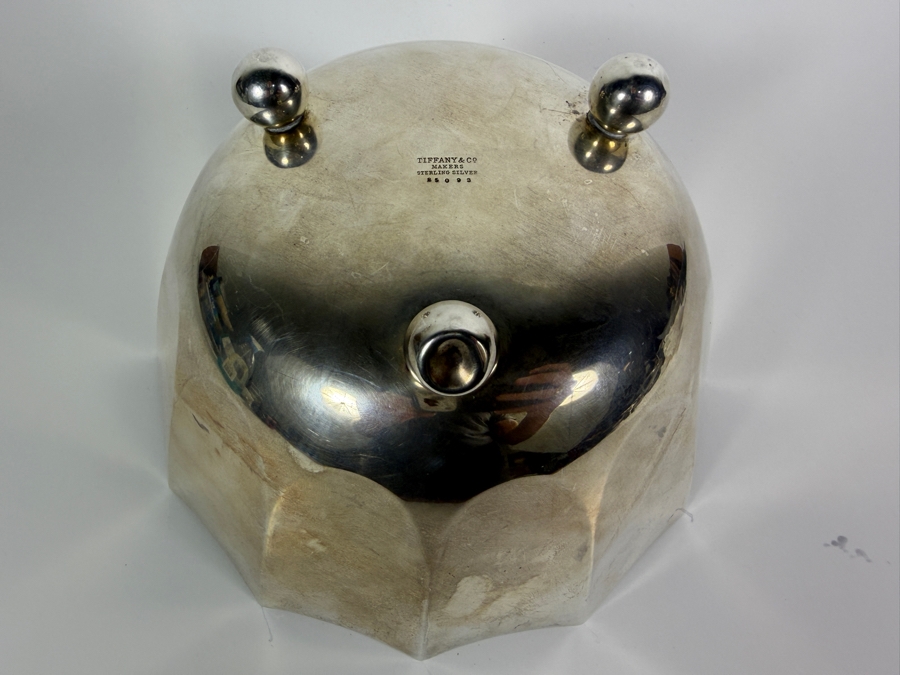 Just Added - Tiffany & Co. Sterling Silver Tri-foot Modernist Bowl 456.0g ($1,030 Melt Value) [Photo 9]