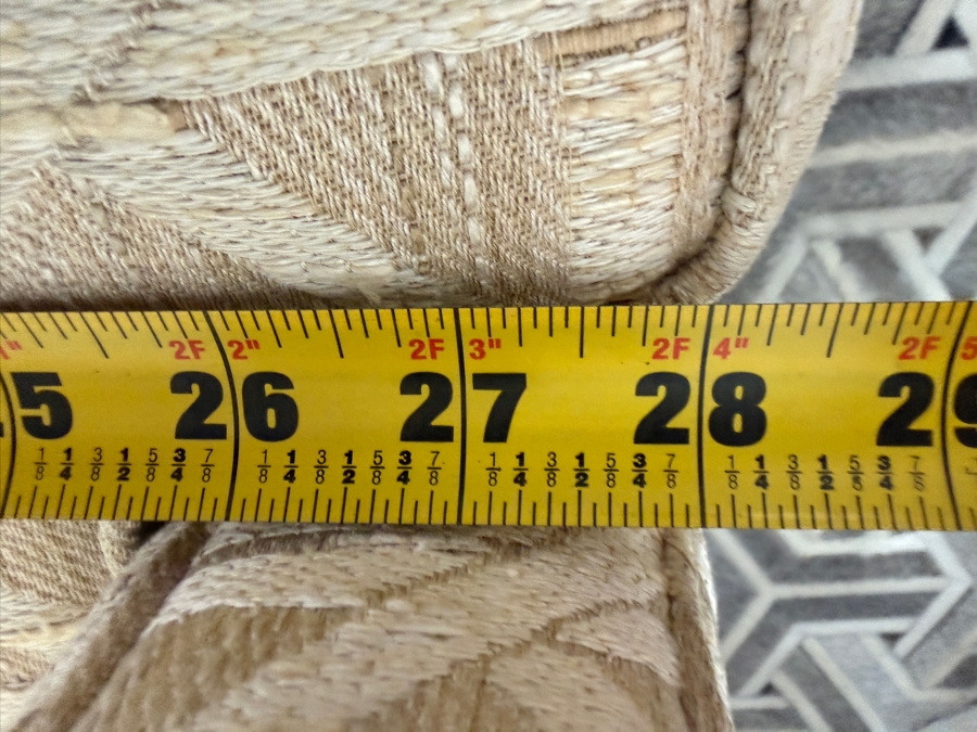Just Added - Pair Of Vintage Lounge Chairs Featuring Faux-Bamboo Carved Wooden Bases 28W X 30D X 32H [Photo 8]