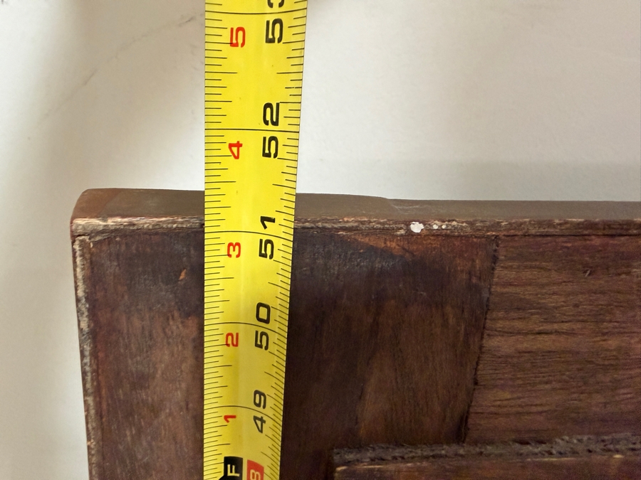 Just Added - Vintage Reverse Painted Glass Mirror 27.5 X 51 [Photo 7]