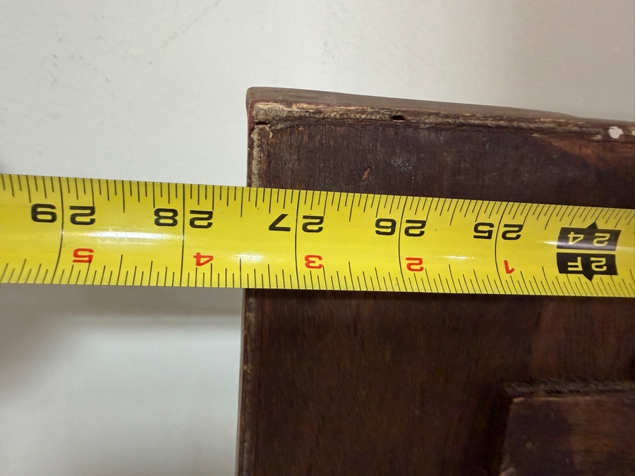 Just Added - Vintage Reverse Painted Glass Mirror 27.5 X 51 [Photo 6]