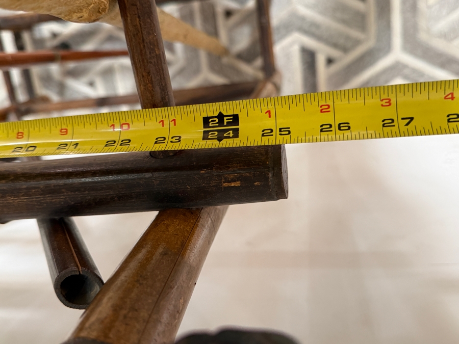 Just Added - Antique 19th Century Victorian Bamboo Hall Stand Tree With (3) Vintage Canes 25W X 79H [Photo 12]