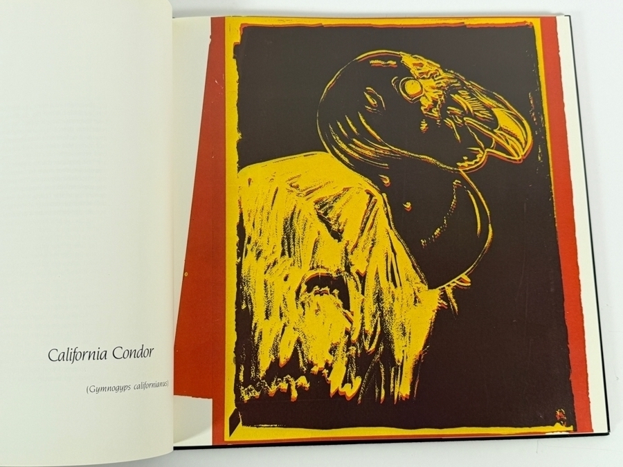 Just Added - SIGNED 1986 First Edition Hardcover Book Vanishing Animals with Artwork by Andy Warhol (1928-1987) and Text by Kurt Benirschke (1924-2018) Signed by Kurt Benirschke [Photo 9]