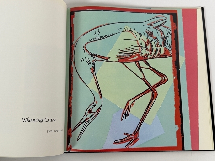 Just Added - SIGNED 1986 First Edition Hardcover Book Vanishing Animals with Artwork by Andy Warhol (1928-1987) and Text by Kurt Benirschke (1924-2018) Signed by Kurt Benirschke [Photo 15]