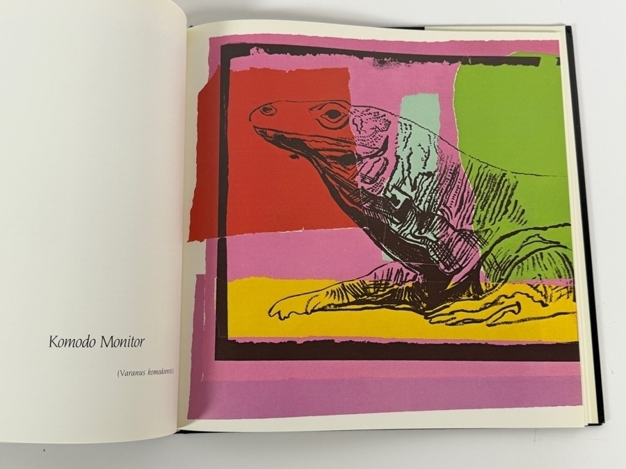 Just Added - SIGNED 1986 First Edition Hardcover Book Vanishing Animals with Artwork by Andy Warhol (1928-1987) and Text by Kurt Benirschke (1924-2018) Signed by Kurt Benirschke [Photo 16]