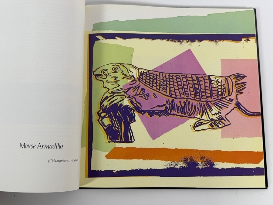 Just Added - SIGNED 1986 First Edition Hardcover Book Vanishing Animals with Artwork by Andy Warhol (1928-1987) and Text by Kurt Benirschke (1924-2018) Signed by Kurt Benirschke [Photo 12]