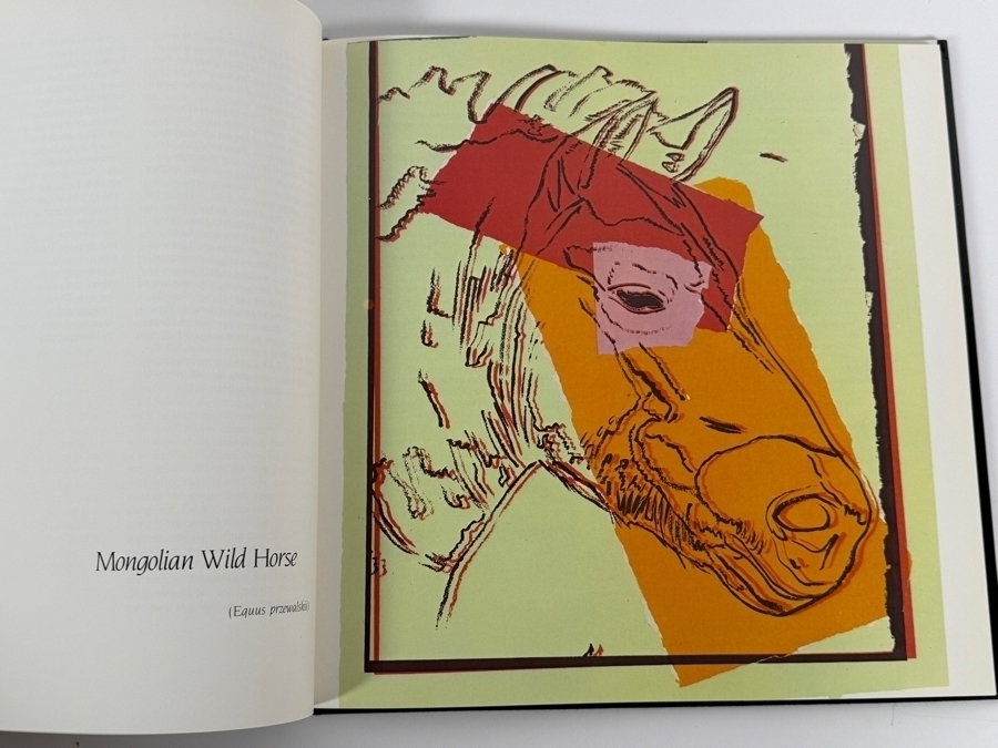 Just Added - SIGNED 1986 First Edition Hardcover Book Vanishing Animals with Artwork by Andy Warhol (1928-1987) and Text by Kurt Benirschke (1924-2018) Signed by Kurt Benirschke [Photo 13]