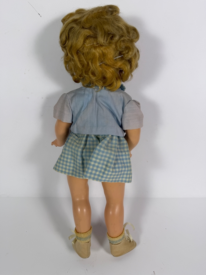 Just Added - Vintage 1930s Ideal Novelty and Toy Co. Shirley Temple Composition Doll 18' [Photo 5]