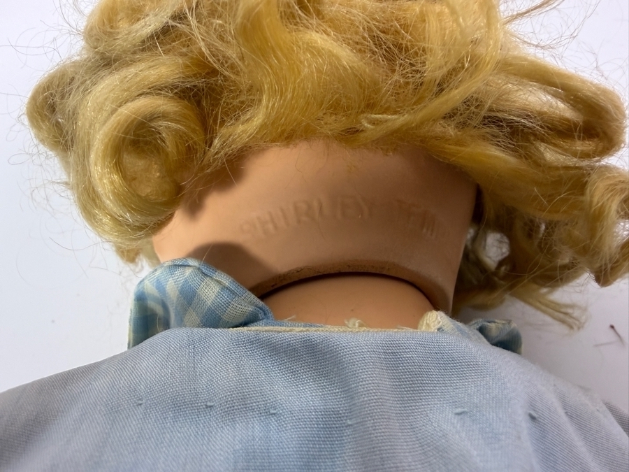 Just Added - Vintage 1930s Ideal Novelty and Toy Co. Shirley Temple Composition Doll 18' [Photo 6]