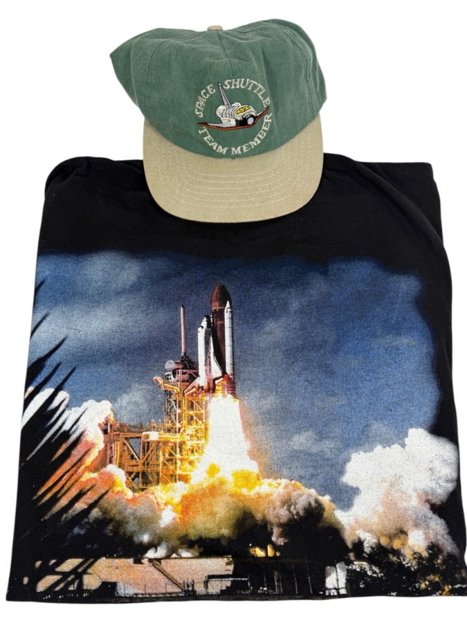 Just Added - Vintage Space Shuttle XL T-shirt and Space Shuttle Team Member Hat