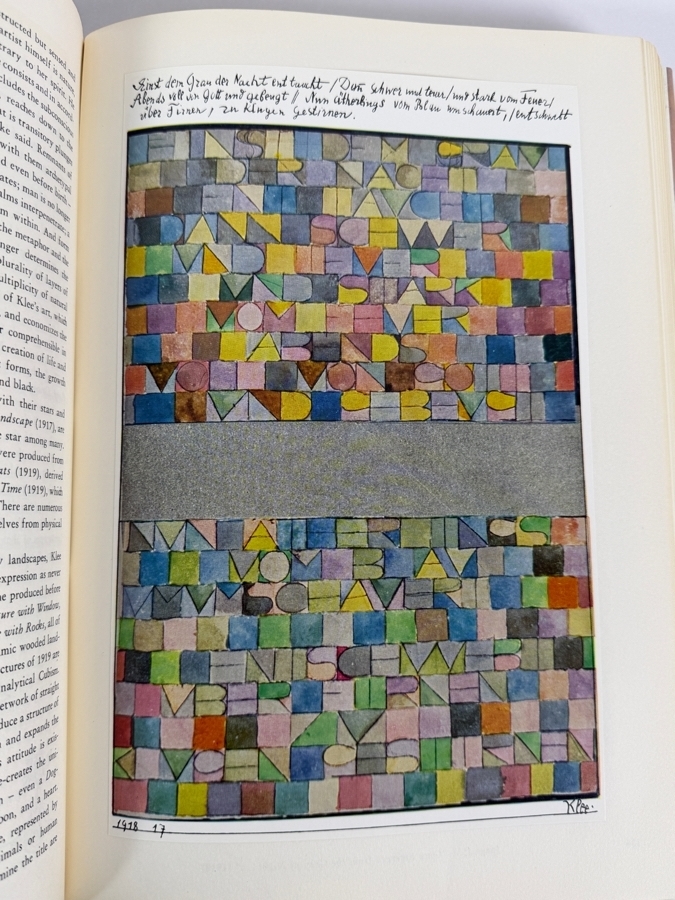 Just Added - Classic Large Coffee Table Hardcover First American Edition Book of Paul Klee by Will Grohmann Published by Abrams in the 1950s [Photo 6]