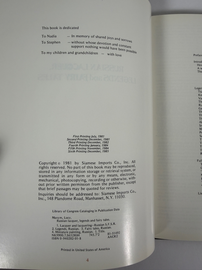 Just Added - Pair of Hardcover Books: Lalique for Collectors by Katharine Morrison McClinton and Russian Lacquer, Legends and Fairy Tales by Lucy Maxym [Photo 7]