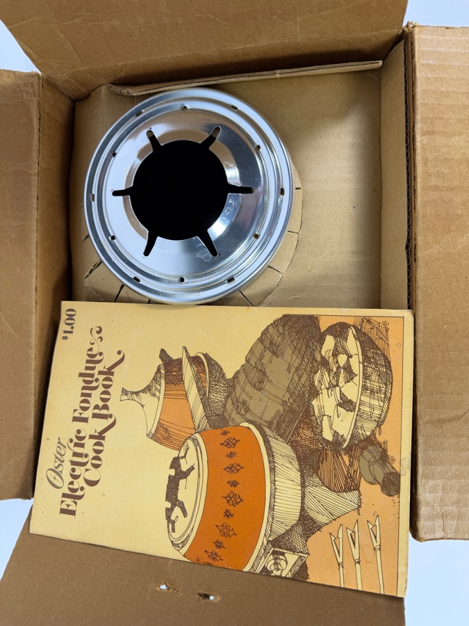  Just Added - Vintage Oster Electric Fondue Set with Original Box [Photo 4]