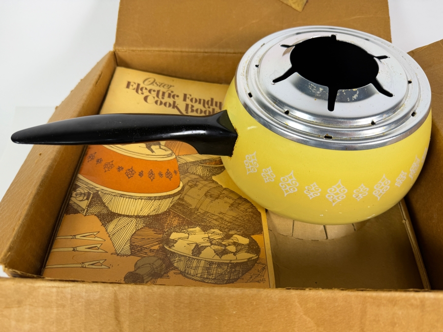  Just Added - Vintage Oster Electric Fondue Set with Original Box