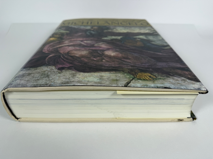  Just Added - Large Coffee Table Hardcover Book 'The Complete Works of Michelangelo' an Artabras Book 11' X 15' [Photo 2]