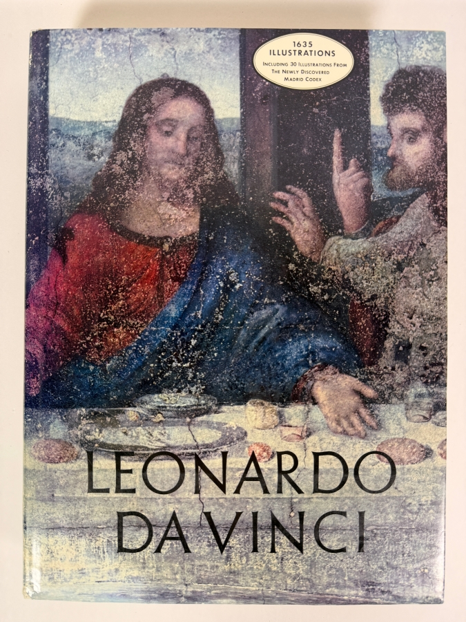Just Added - Leonardo Da Vinci 1635 Illustrations Artabras Deluxe Oversized Hardcover Fine Art Coffee Table Book [Photo 2]
