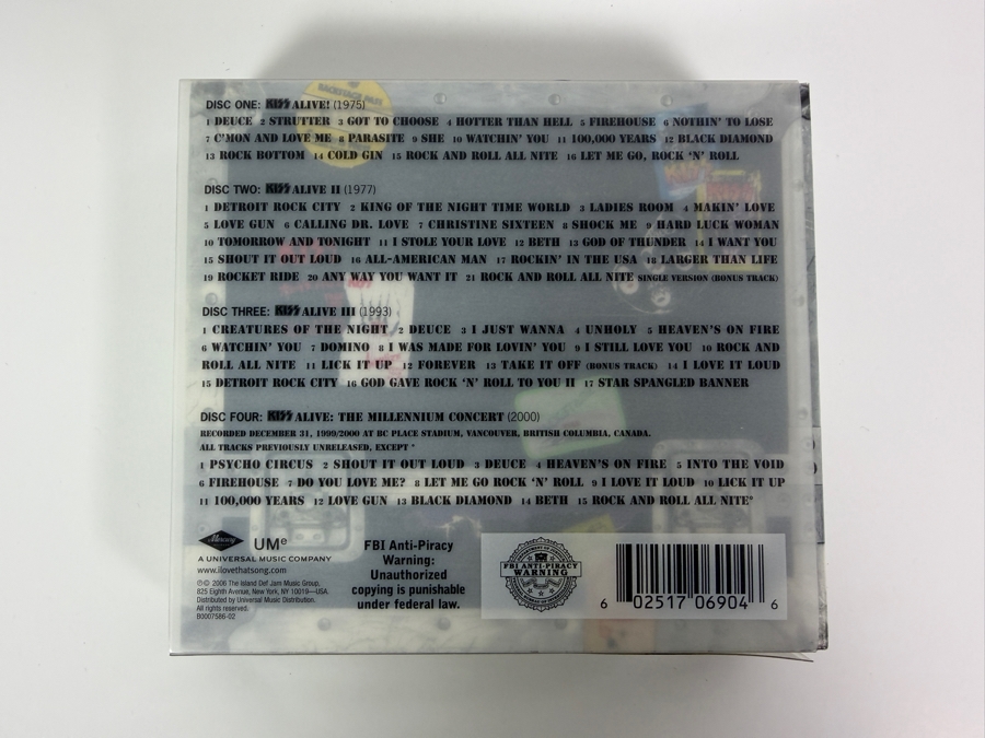 KISS 'Alive! 1975–2000' Remastered 4-CD Anthology Box Set Featuring A Road Case Graphic Outer Slipcase, 72-Page Collector's Booklet, And The Complete 'Millennium Concert' Audio Archive [Photo 2]