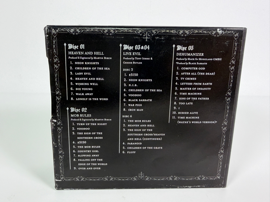Black Sabbath 'The Rules of Hell' Deluxe 5-Disc Box Set Featuring The Complete Ronnie James Dio Era Remastered Studio And Live Catalog With Comprehensive Linear Interview Booklet [Photo 3]
