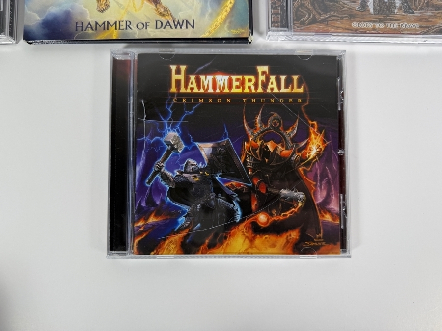 HammerFall Power Metal 9-Disc Compact Disc Album Collection Featuring Definitive Early Era Masterpieces, Modern Studio Releases, Covers Compilation, And Multi-Disc Live Albums [Photo 6]