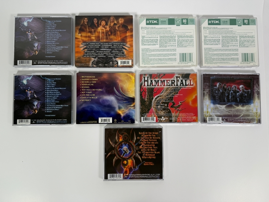 HammerFall Power Metal 9-Disc Compact Disc Album Collection Featuring Definitive Early Era Masterpieces, Modern Studio Releases, Covers Compilation, And Multi-Disc Live Albums [Photo 7]