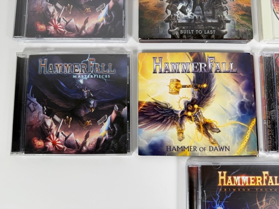 HammerFall Power Metal 9-Disc Compact Disc Album Collection Featuring Definitive Early Era Masterpieces, Modern Studio Releases, Covers Compilation, And Multi-Disc Live Albums [Photo 4]