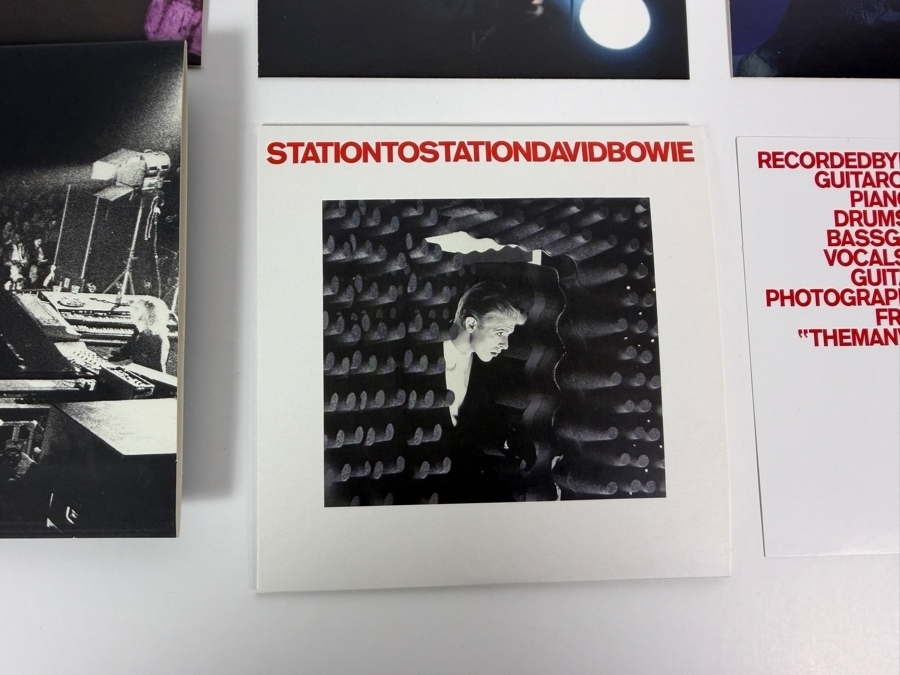 David Bowie 'Station to Station' 2010 Deluxe 3-CD Special Edition Box Set Featuring The Remastered Studio Album, Full 'Live Nassau Coliseum '76' Concert, Replica Postcards, And Photographic Liner Booklet [Photo 4]