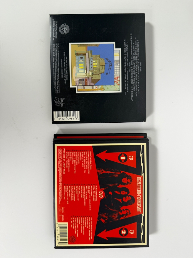 Pair of Led Zeppelin Deluxe 5-Disc Box Sets Featuring The 'Mothership' 2-CD/1-DVD Expanded Compilation and 'The Song Remains the Same' 2-CD Remastered Film Soundtrack [Photo 3]