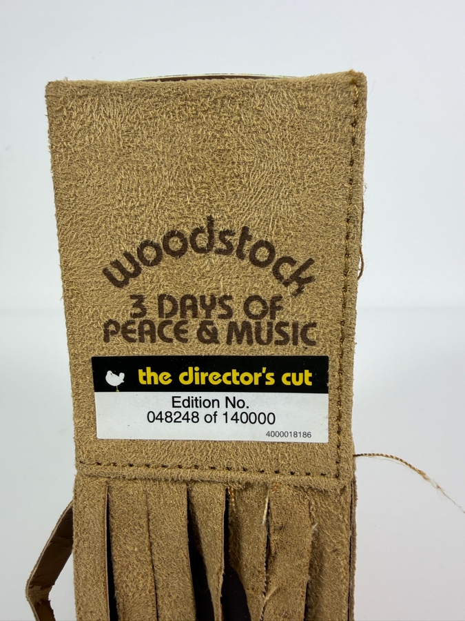 Woodstock: 3 Days of Peace & Music 40th Anniversary Ultimate Collector’s Edition 'The Director's Cut' Numbered Limited Box Set Featuring Faux-Suede Fringe Slipcover, 3 DVDs/Blu-rays, Reprints of LIFE Magazine and Memorabilia [Photo 3]