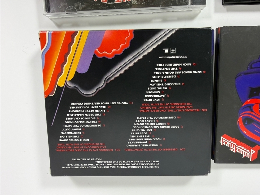 Judas Priest Heavy Metal 7-Disc Compact Disc Album Collection Featuring Multi-CD 30th Anniversary Deluxe Editions, Landmark Studio Releases, And 'Hell Bent Forever' All-Star Tribute Album [Photo 5]