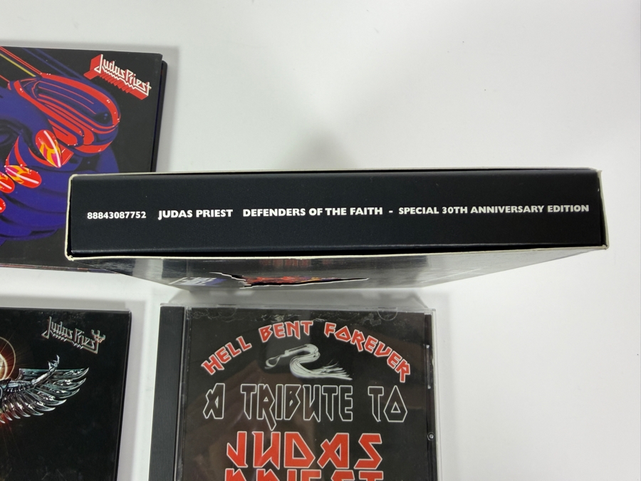 Judas Priest Heavy Metal 7-Disc Compact Disc Album Collection Featuring Multi-CD 30th Anniversary Deluxe Editions, Landmark Studio Releases, And 'Hell Bent Forever' All-Star Tribute Album [Photo 4]