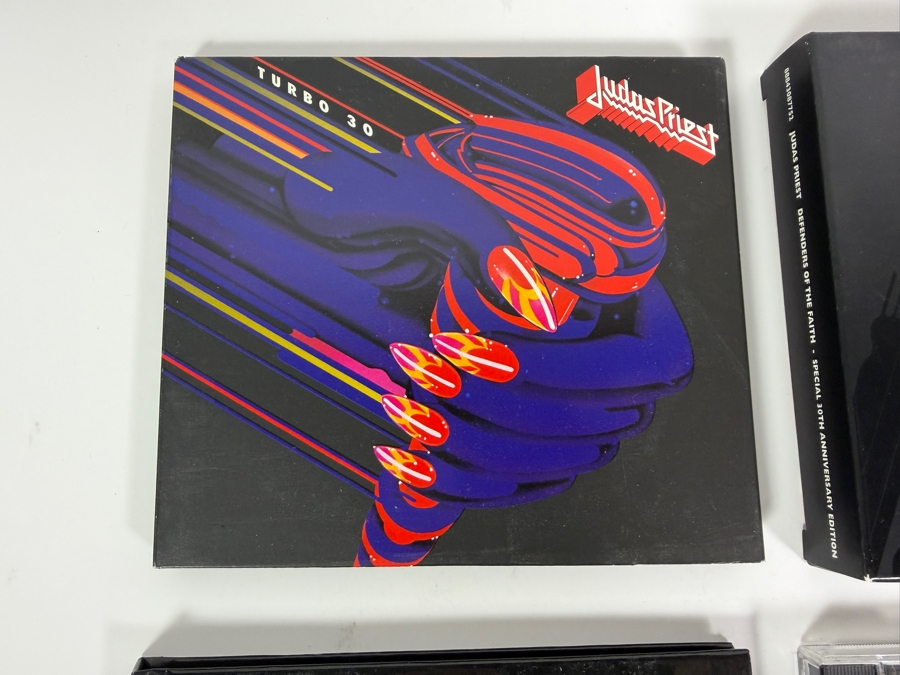 Judas Priest Heavy Metal 7-Disc Compact Disc Album Collection Featuring Multi-CD 30th Anniversary Deluxe Editions, Landmark Studio Releases, And 'Hell Bent Forever' All-Star Tribute Album [Photo 3]
