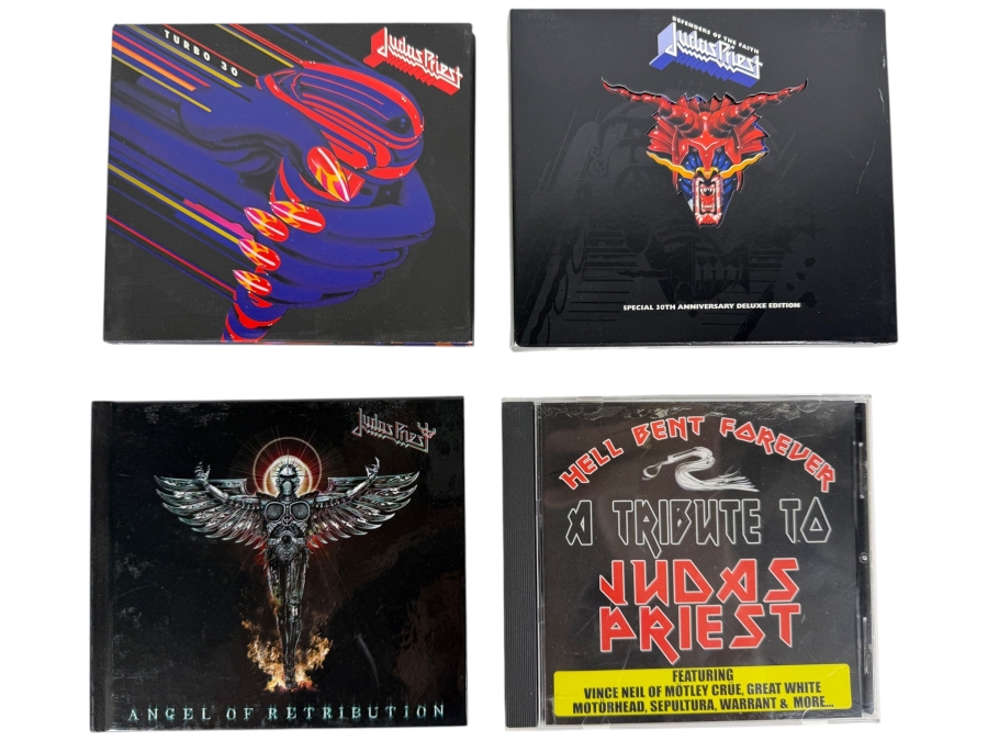 Judas Priest Heavy Metal 7-Disc Compact Disc Album Collection Featuring Multi-CD 30th Anniversary Deluxe Editions, Landmark Studio Releases, And 'Hell Bent Forever' All-Star Tribute Album