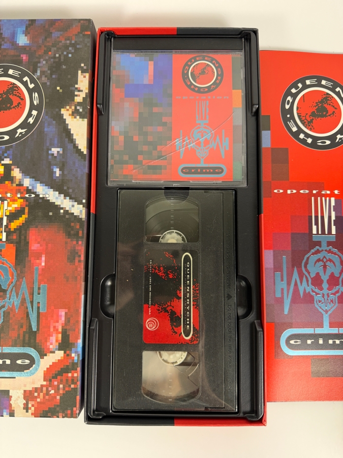Queensryche Operation Livecrime Box Set CD VHS And Booklet [Photo 2]