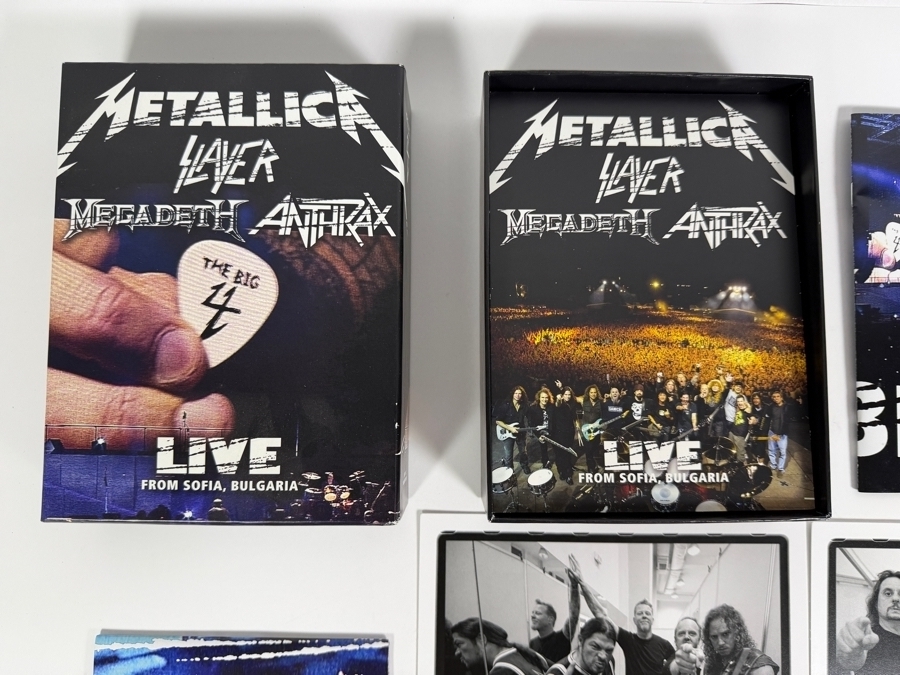 Metallica Slayer Megadeth Anthrax The Big 4 Live From Sofia Bulgaria Deluxe Box Set [Photo 2]