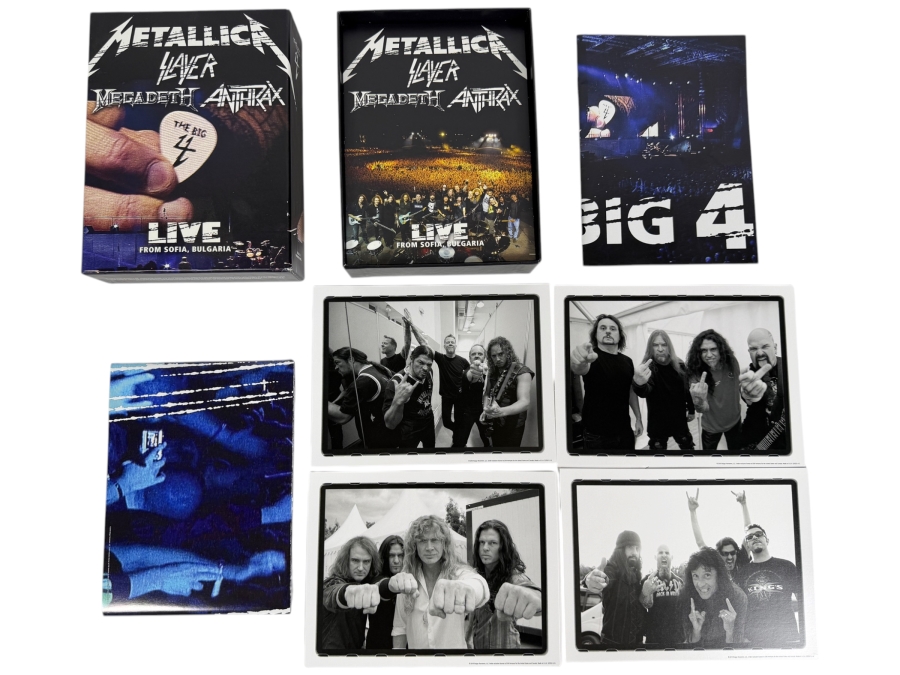 Metallica Slayer Megadeth Anthrax The Big 4 Live From Sofia Bulgaria Deluxe Box Set