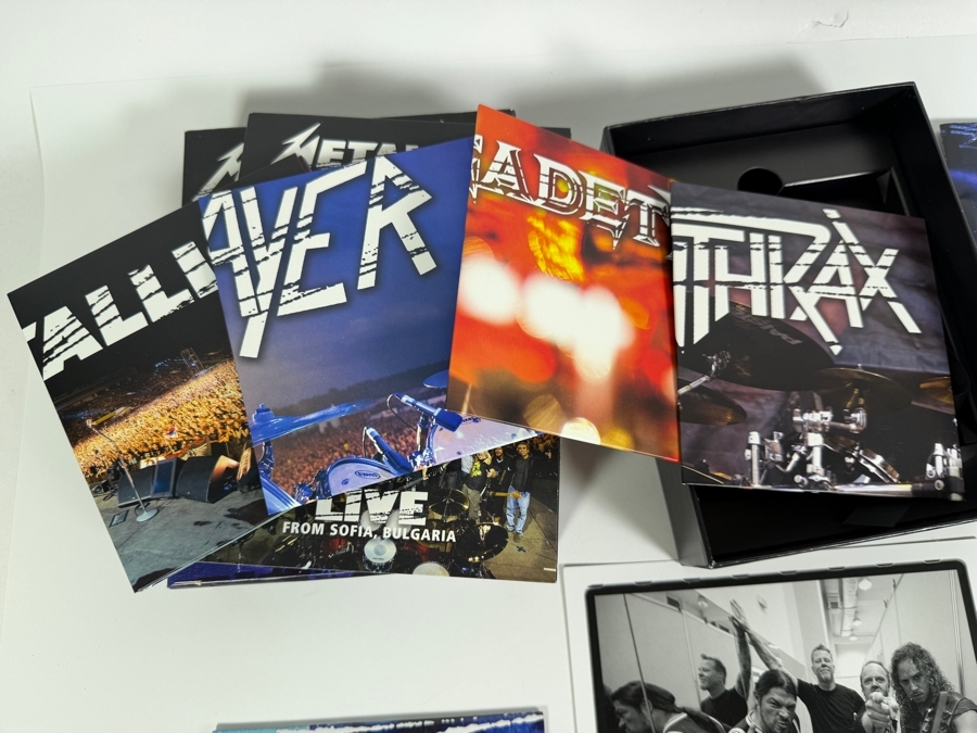 Metallica Slayer Megadeth Anthrax The Big 4 Live From Sofia Bulgaria Deluxe Box Set [Photo 5]