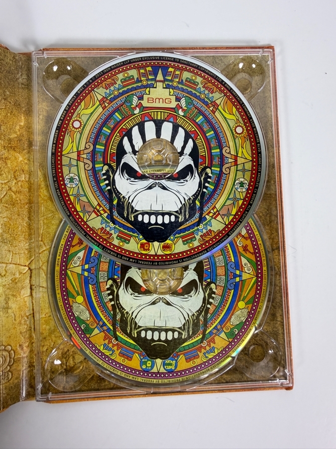 Iron Maiden The Book Of Souls And The Book Of Souls Live Chapter Deluxe Casebook Double CD Set Bundle [Photo 7]