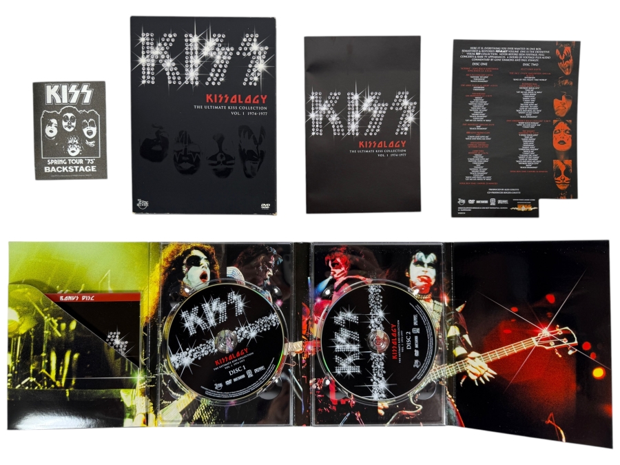 Kiss Kissology The Ultimate Kiss Collection Vol 1 1974 1977 Two Disc DVD Box Set With Bonus Disc