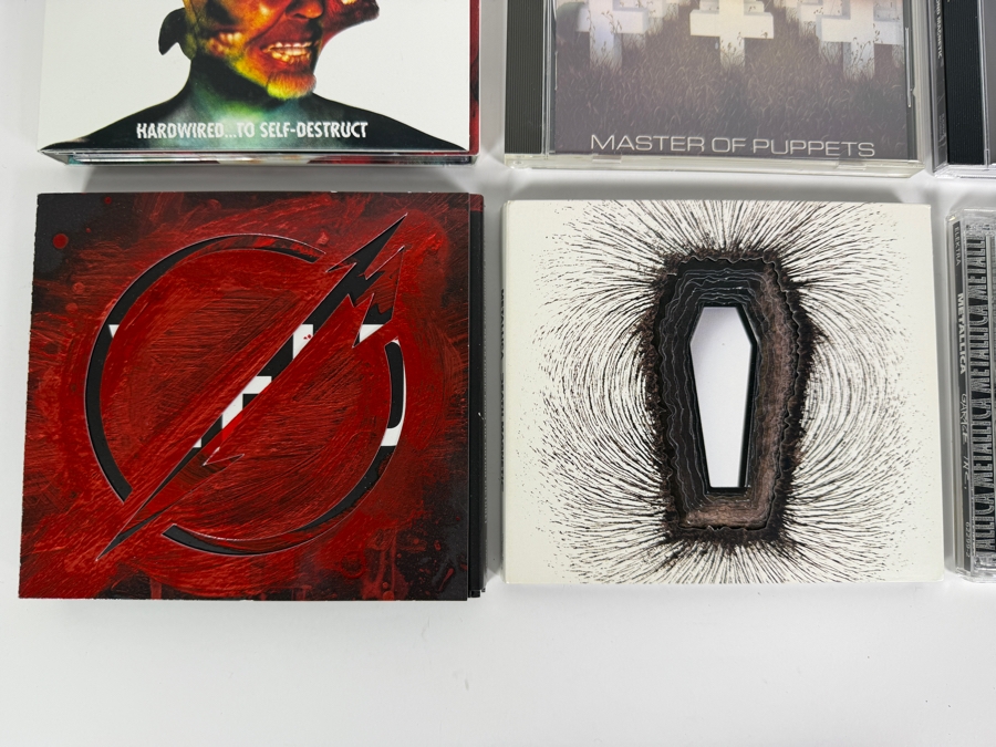 Metallica Studio Albums And Soundtrack Compact Disc Lot Collection [Photo 5]