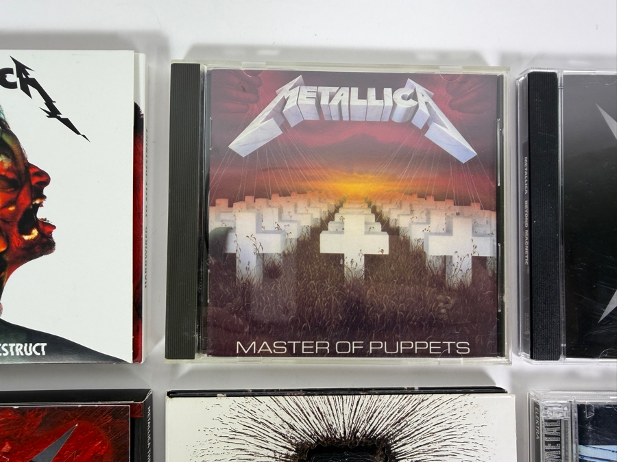 Metallica Studio Albums And Soundtrack Compact Disc Lot Collection [Photo 3]