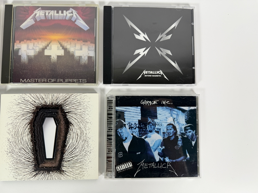 Metallica Studio Albums And Soundtrack Compact Disc Lot Collection [Photo 4]