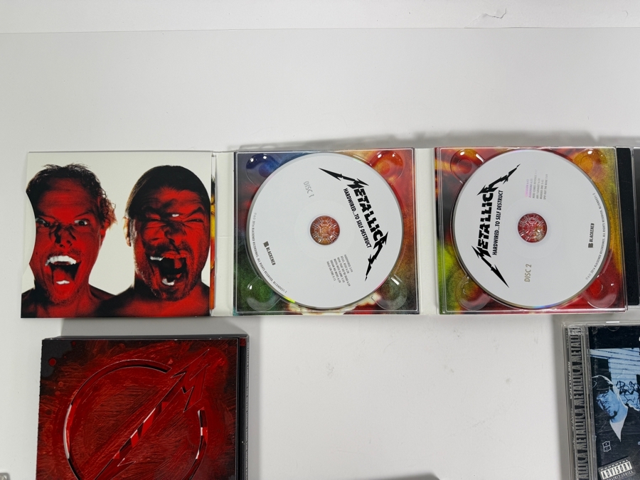 Metallica Studio Albums And Soundtrack Compact Disc Lot Collection [Photo 9]
