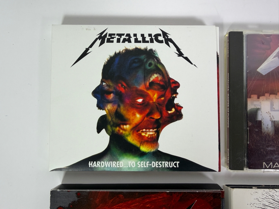 Metallica Studio Albums And Soundtrack Compact Disc Lot Collection [Photo 2]
