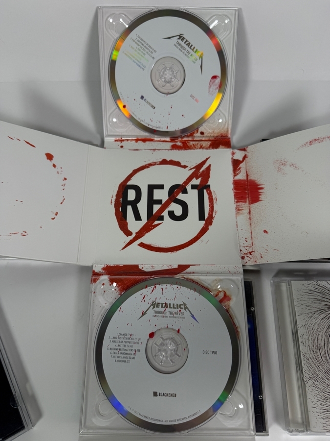 Metallica Classic Studio Albums And Live Soundtrack Digipak Compact Disc Lot [Photo 7]