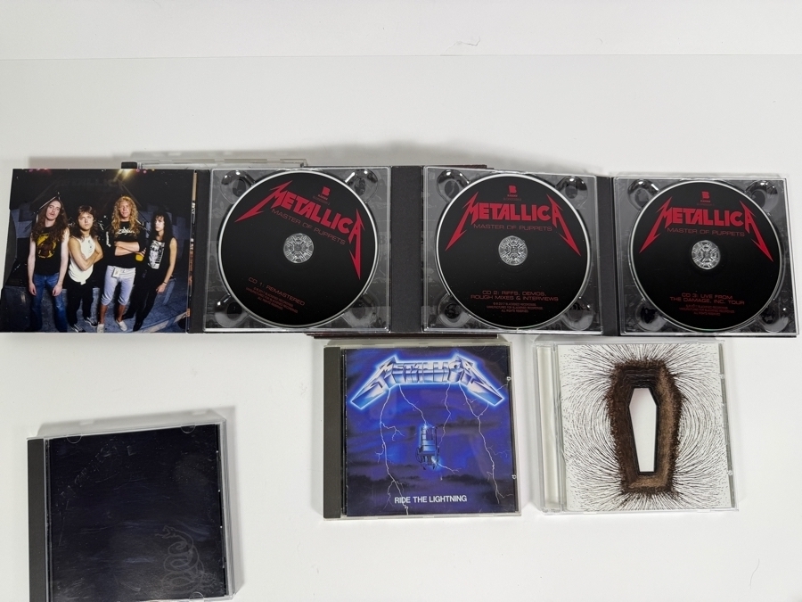 Metallica Classic Studio Albums And Live Soundtrack Digipak Compact Disc Lot [Photo 9]