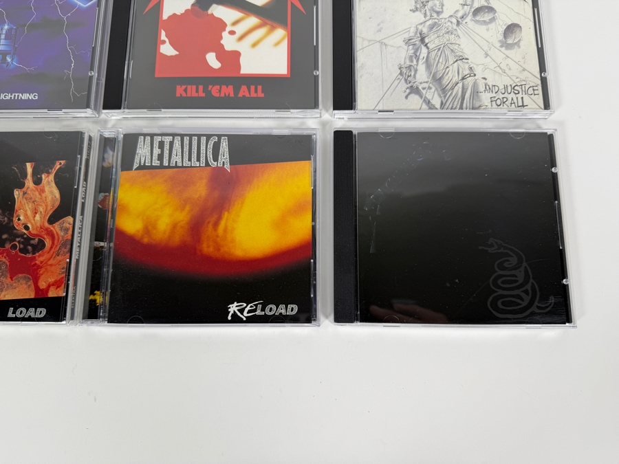 Metallica Studio Albums Jewel Case Compact Disc Collection Six Album Lot [Photo 4]