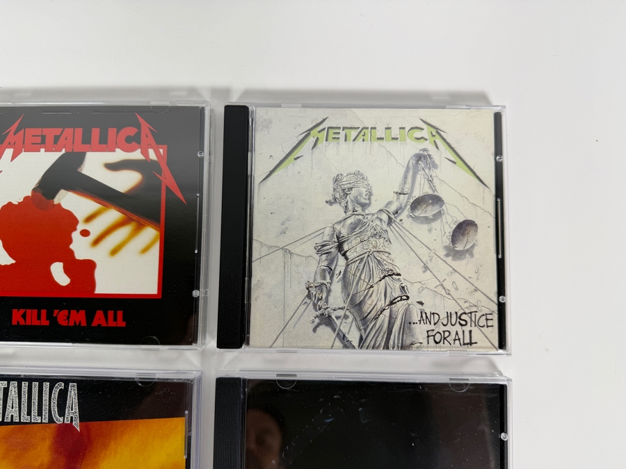 Metallica Studio Albums Jewel Case Compact Disc Collection Six Album Lot [Photo 3]