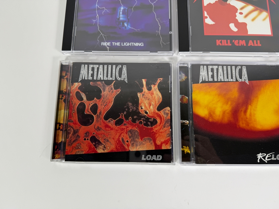 Metallica Studio Albums Jewel Case Compact Disc Collection Six Album Lot [Photo 5]