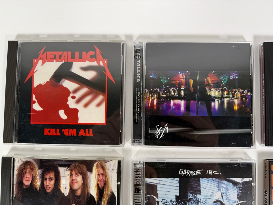 Metallica Studio Live And EP Compact Disc Jewel Case Collection Six Album Lot [Photo 2]