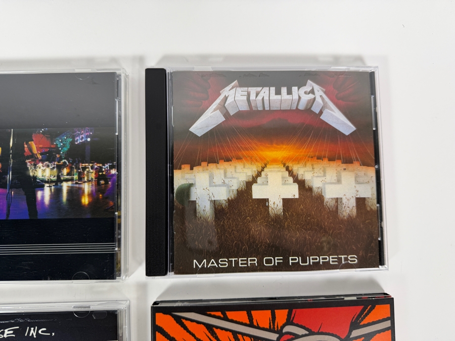 Metallica Studio Live And EP Compact Disc Jewel Case Collection Six Album Lot [Photo 3]