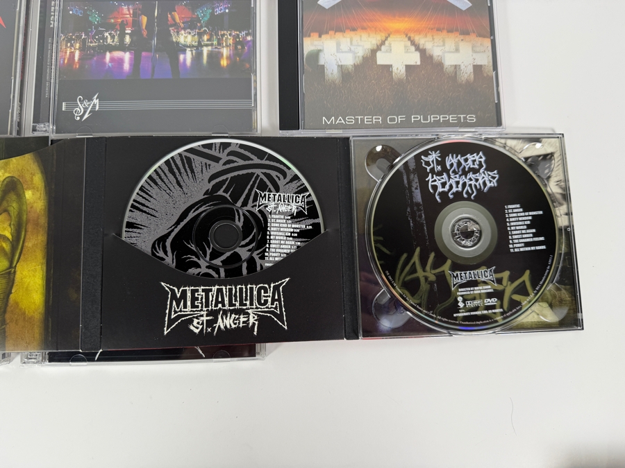 Metallica Studio Live And EP Compact Disc Jewel Case Collection Six Album Lot [Photo 6]